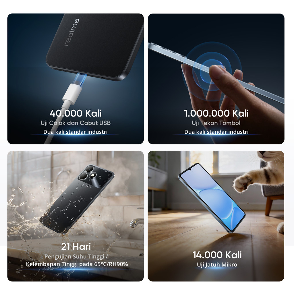 GT063 - realme Note 80 (4GB+8GB*|128GB)  Proteksi ArmorShell™ 6300mAh
