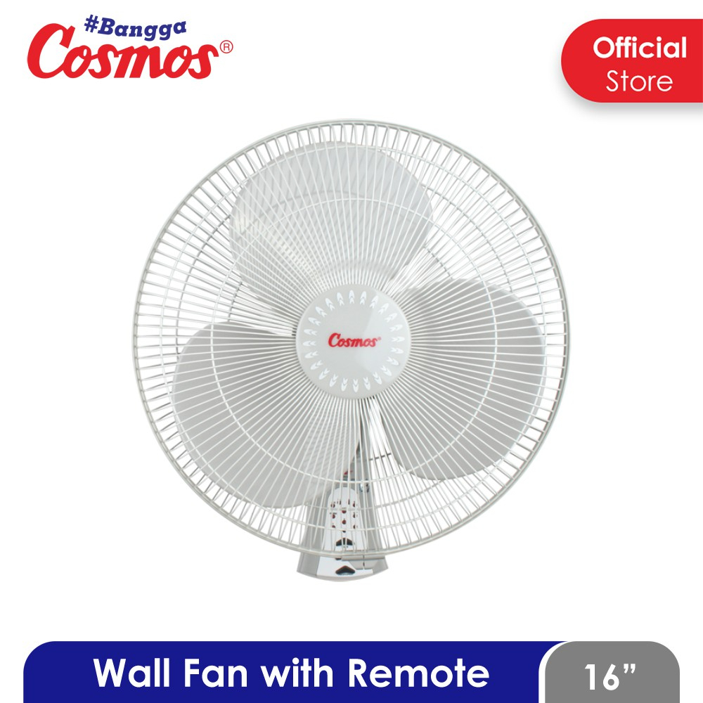 VC054 - Cosmos Kipas Angin Wall Fan Remote 16-WFCR