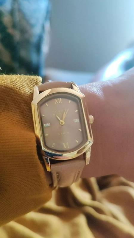 Sophie Martin Jam Tangan Wanita Hype Croco Watch - Cream